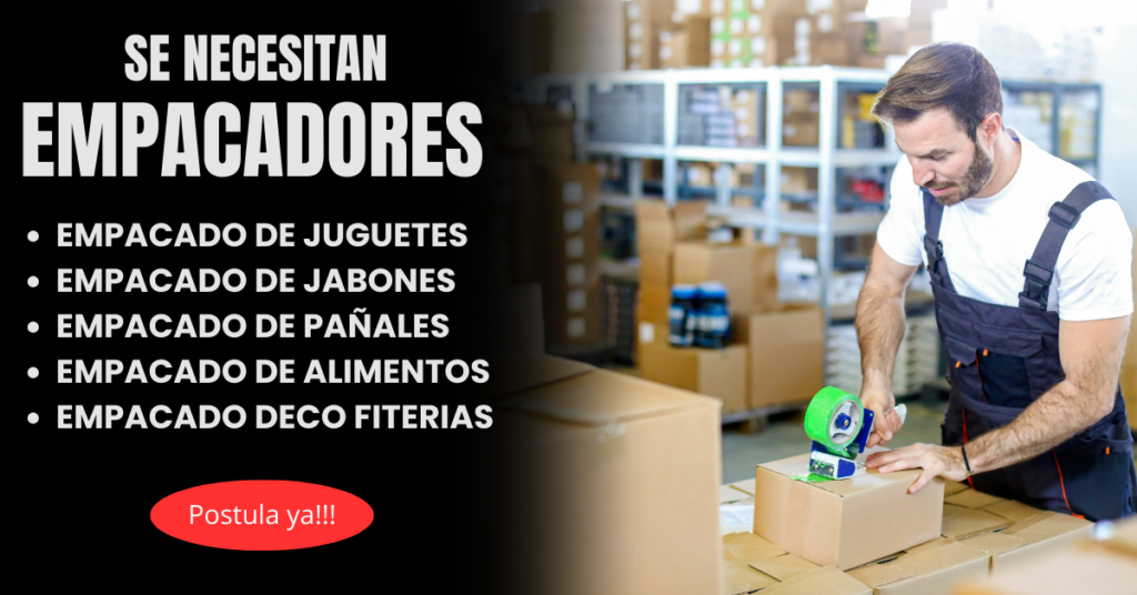 Personal para Empacado: Convocatoria de Empleos