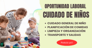 CONVOCATORIA PERSONAL DE NIÑERAS